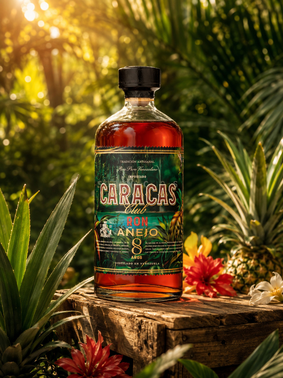 Caracas Club Ron 8YO 40 % 0,7 l – produktová fotografie